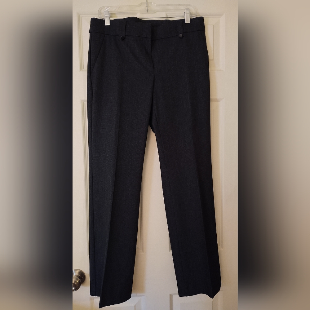 Dark blue, tweed-like trousers, size 6, from Loft